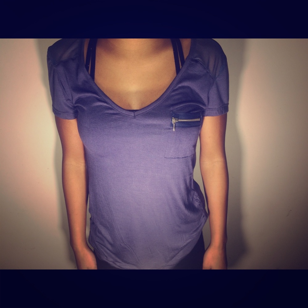 Navy Blue Dress Shirt With Pocket